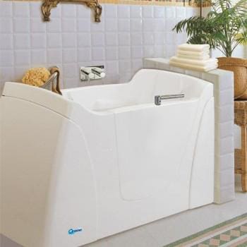 170 cm x 75 cm Bianco Vovo vasca da bagno per anziani 